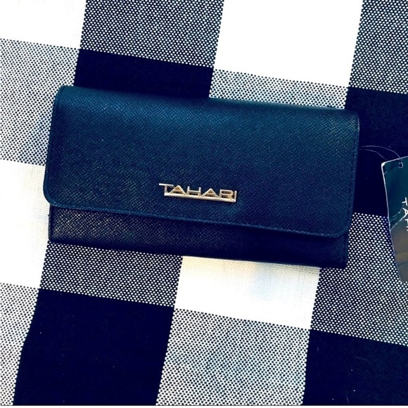 Tahari Clutch Black NWT - Picture 1 of 5